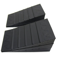 Bloc de cale de Squat en Silicone (paire), extenseur de mollet, planche inclinée, réglable, antidérapant, rampe de Squat, Deadlift