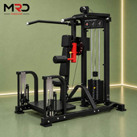 Machine à presser les mollets assis à charge par poulie, entraîneur de mollets et de soleus, équipement de fitness pour la force des jambes inférieures