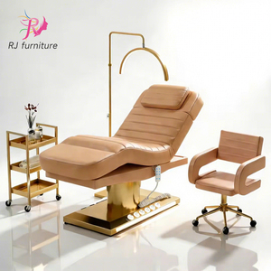 Lit de massage électrique 3 moteurs rose de luxe pour salon de beauté, spa et soins du visage – Vente chaude, idéal pour les salons de massage - Product Image 4