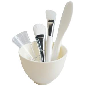 Kits de masques faciaux très vendus, bol à masque facial, ensemble de bol à masque facial en silicone, film de colle souple, outil de réglage - Product Image 1