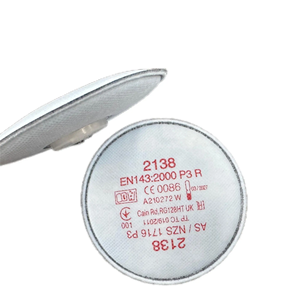 אגוז 2138 p3 אבק אדים הוכחה מופעלת הגנה פחמן גז מסנן 2138 עם 6200 7502 מסכת גז 6800 (1 זוגות\מארז) - Product Image 3