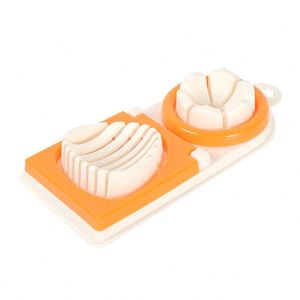 New Design Stainless Steel Cutter Two-In-One Multi-Functional Slicer Manual Double Head Egg Divider - Product Image 6
