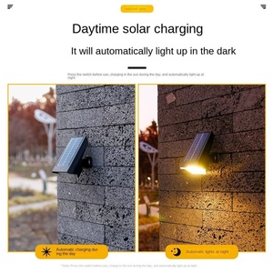 Projecteur Solaire LED Extérieur Double Usage, Étanche, pour Pelouse et Jardin, avec Fixation au Sol pour Usage Domestique - Product Image 5