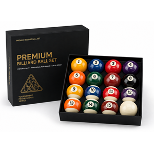 Juego Completo de Bolas de Billar Estándar - Kit Completo de Entretenimiento para el Hogar, Juego de Bolas de Snooker de Cristal Coloridas, 9 Bolas de Resina OEM - Product Image 1