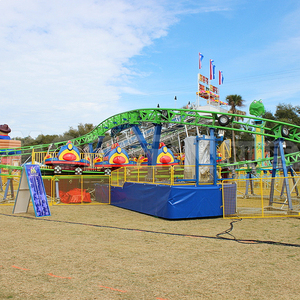 Atracciones de feria, montaña rusa giratoria, montaña rusa de parque de atracciones, montaña rusa para niños - Product Image 4