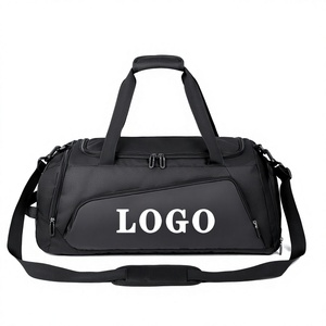 Unisex Cross-Border Fitness Bag Separate Shoe Compartment Large-Capacity Denim 36-55L Travel Duffel Short Trips Business Travel - Product Image 1
