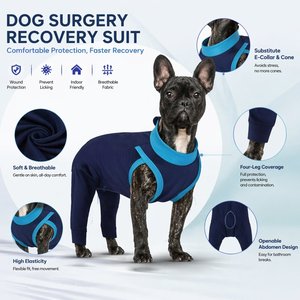 Traje Quirúrgico Lavable Anti-Lamido para Perros, con Logotipo Personalizado, para Recuperación Postoperatoria, Curación de Heridas, Destete y Aislamiento - Product Image 1