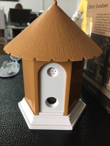 Nieuw Ontwerp In/Outdoor Vogelhuisvorm Honden Training Draagbaar Hulpmiddel Effectieve Hond Afschrikking Ultrasone Anti-Blaft Controle - Product Image 2