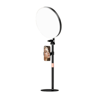 Kit d'éclairage LED 15W à éclairage latéral et plein écran, lumière douce pour photographie en direct, beauté et studio vidéo, lampe de maquillage