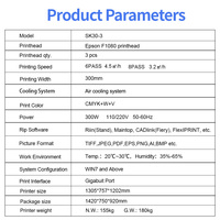 Impresora multifuncional A4 UV Dtf de alta calidad, impresora plana de 30cm con cabezal de impresión XP600, nuevas impresoras Epson de tinta UV automáticas