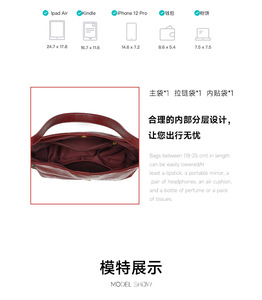 Bolsos cruzados de diseñador de moda, bolsos de hombro de cuero PU de alta calidad, bolsos de mano informales de lujo para mujer - Product Image 3