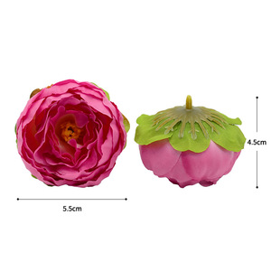 Flores de Peonía Artificiales Dongchen Crafts, de Seda y Poliéster, para Decoración de Bodas, Centros de Mesa, Accesorios para Manualidades, 4.5G - Product Image 5
