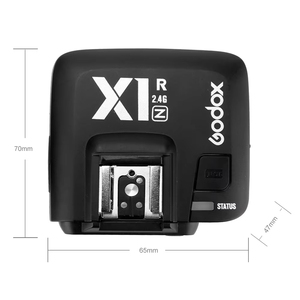 Godox X1R-C X1R-N X1R-S TTL 2.4G Không Dây Flash Kích Hoạt Receiver Cho X1T-C/N/S Tương Thích Với Cho Canon Cho Nikon Cho Sony DSLR - Product Image 3