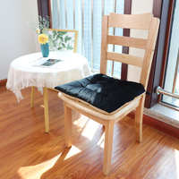 Coussins de chaise de patio tuftés extérieurs noirs 45x45 coussin de chaise de siège arrière profond en velours bleu 40x40cm