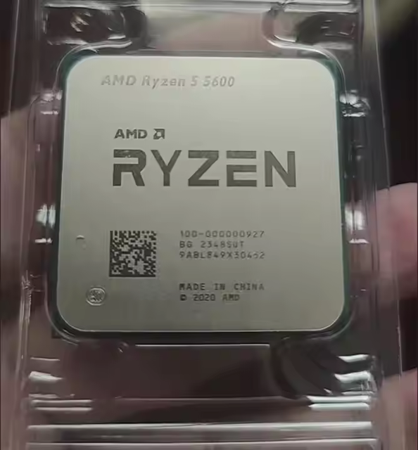 New for AMD R5 5600 Tray 3.5 GHz 6-Core 12-Thread CPU Processor 7NM 100-000000927 Socket AM4