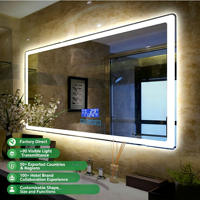 Espejo Inteligente Bluetooth Anticorrosión de Alta Calidad OEM Personalizado para Baños de Hoteles y Resorts