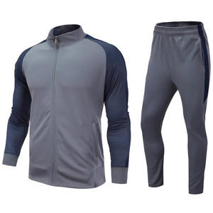 Chándal juvenil personalizado, conjunto de chaqueta para trotar, chándal de fútbol para hombre, dos piezas - Product Image 4