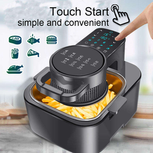 Freidora de Aire con Pantalla Táctil LED y Tapa Abatible de 8L, Horno sin Aceite de 1350W con Cesta Antiadherente, Horno de Aire Caliente con Especificaciones de Horno - Product Image 5