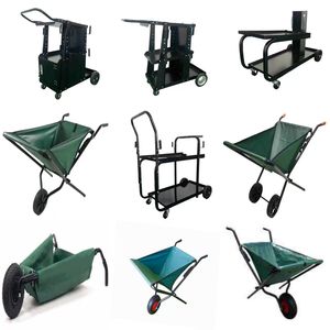 Groene Metalen Opvouwbare Draagbare <span class=keywords><strong>Outdoor</strong></span> Kar & Strand Wagon Voor Tuin Gebruik - Product Image 6