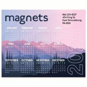 Calendario Empresarial Magnético Mini Personalizado, Calendario para Refrigerador 2025, Diseño con Forma Recortada - Product Image 6