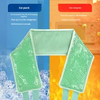 Pack de gel chaud/froid double face pour la rééducation et le soulagement des douleurs au cou, aux épaules et à la taille - Collection Foot