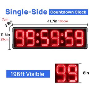 <span class=keywords><strong>Chronomètre</strong></span> de <span class=keywords><strong>course</strong></span> à vélo GANXIN pour l'extérieur, horloge de chronométrage de <span class=keywords><strong>course</strong></span> LED, <span class=keywords><strong>chronomètre</strong></span> étanche, compte à rebours/compte à rebours, <span class=keywords><strong>chronomètre</strong></span> de marathon sportif avec télécommande - Product Image 2