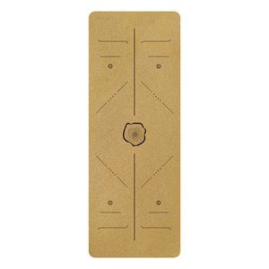 <span class=keywords><strong>Tapis</strong></span> <span class=keywords><strong>de</strong></span> yoga en liège en gros, faible MOQ, logo personnalisé, caoutchouc naturel, 5 mm d'épaisseur, 183 cm x 68 cm, imperméable, antidérapant, pour fitness et maison, avec sac <span class=keywords><strong>de</strong></span> transport - Product Image 2