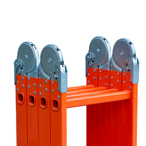 <span class=keywords><strong>Escalera</strong></span> Multiusos Moderna de Aluminio de 3.6m, <span class=keywords><strong>12</strong></span> <span class=keywords><strong>Peldaños</strong></span>, 4x3, Ajustable, de Seguridad para Apartamentos, <span class=keywords><strong>Precio</strong></span> Directo de Fábrica - Product Image 2