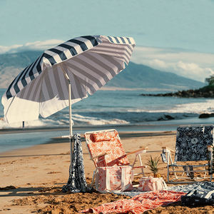 Sombrillas ligeras bohemias personalizadas de playa con poste de aluminio recubierto de polvo, sombrillas de playa de la <span class=keywords><strong>costa</strong></span> de Amalfi, sombrilla de jardín al aire libre - Product Image 6