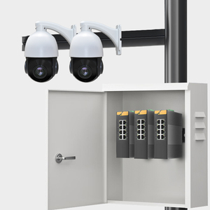 GIANTECH Switch Industrial POE No Administrado de 8 Puertos 10/100Mbps Full-Duplex Half-Duplex para Riel DIN con Capacidad de 1.8G y VLAN - Product Image 2