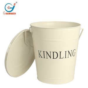 Bán Buôn Sản Phẩm 3.6 Gallon Sơn Bột Tro Container Lò Sưởi Tro Xô Kindling Xô Cho Gỗ Đốt Lò Sưởi - Product Image 3