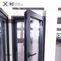 RG65 2025, новинка, лидер продаж, изготовленные на заказ, алюминиевые теплоизоляционные ветрозащитные окна, открытые внутри, алюминиевые створки