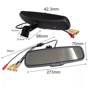 Écran LCD 4.3 pouces double écran moniteur de voiture 4ch <span class=keywords><strong>Av</strong></span> in avec support spécial pour Toyota Jeep Ford <span class=keywords><strong>Honda</strong></span> Nissan - Product Image 5