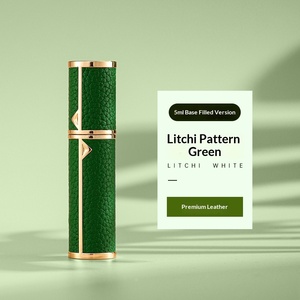 [Vente directe usine] Flacon vaporisateur vide de parfum rechargeable en cuir PU premium, auto-remplissable par le bas, 5 ml - Product Image 4