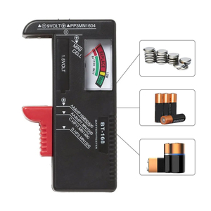 Testeur de batterie numérique universel BT168, vérificateur de tension pour piles AA AAA 9V, testeur de batterie multi-tailles, outils de mesure de tension BT-168 - Product Image 1