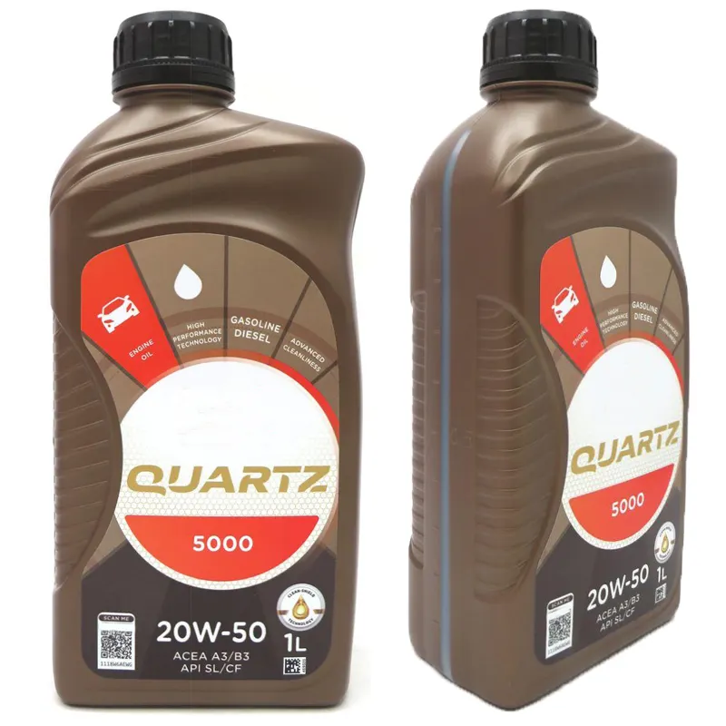 Factory Synthetic Lubricating Quartz 5000 1 Litre Motor Oil 20W50 SL/SF Car Engine Oil And Lubricants