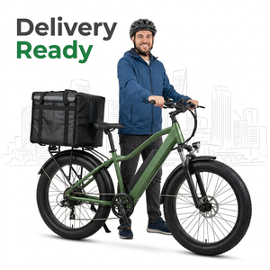 Bicicleta Eléctrica para Reparto, 128 km de Autonomía, Neumáticos Gruesos de 20 Pulgadas, Bicicleta Eléctrica de Carga con Especificaciones Personalizables, Precio de Fábrica - Product Image 1