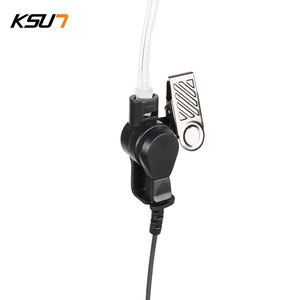 Ksun <span class=keywords><strong>Air</strong></span> Akoestische Buis Oortelefoon 2 Pin Mic Headset Voor Baofeng UV-5R BF-888S 888S UV5R Tyt Kenwood Walkie Talkie oortelefoon - Product Image 6