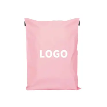 Custom Logo Printed Pink Shipping Mailing Bags Waterproof Courier Bag Self-sealing PE Plastic Bag For Packaging