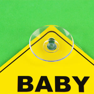 <span class=keywords><strong>ป้าย</strong></span>ติดรถสำหรับเด็กทารกขนาด125*125มม. พร้อมตัว<span class=keywords><strong>ดู</strong></span>ดติด2ชิ้น/แพ็คเครื่องหมายอัศเจรีย์ - Product Image 4