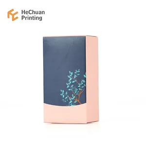 广州精品包装公司定制单面哑光塑料包装盒液体粉底贴端盒包装