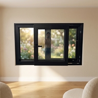 Fenêtre coulissante multifonctionnelle en alliage d'aluminium, étanchéité à l'air, étanchéité à l'eau, isolation thermique, isolation acoustique pour l'extérieur de la maison