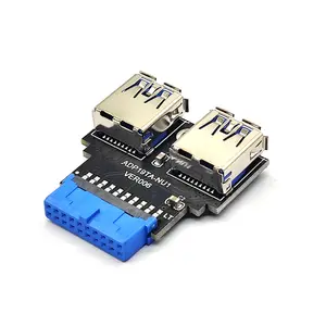 Großhandel IDE 19pin 20 Pin zu USB 3.0 Buchse Konverter USB C Adapter für Computer Motherboard