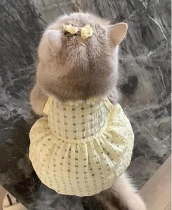 Robes d'été en gros pour chats – Robe sans manches respirante pour <span class=keywords><strong>British</strong></span> <span class=keywords><strong>Shorthair</strong></span>/Ragdoll |   Style Instagrammable - Product Image 6