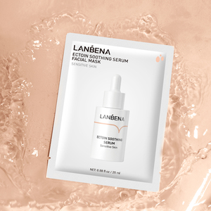 มาส์กหน้า LANBENA Ectoin Soothing Serum ช่วยลดรอยสิว บำรุงผิวชุ่มชื้น ต่อต้านริ้วรอย - Product Image 2