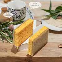 Éponge à vaisselle écologique naturelle biodégradable compostable épurateur de cuisine facile à nettoyer matériau moussant mode de vie durable