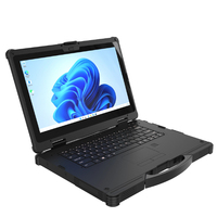 Laptop Robusto 14 Pollici Windows 11 Intel Core Ultra 7 155H 32GB RAM Touchscreen FHD 1000 Nits 5G NFC Impronta Digitale IP65 Impermeabile