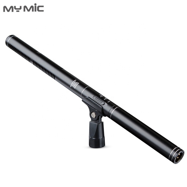 MY MIC CF02 Hot-selling Condenser Shotgun Microphone Recording Mic Wired Handheld Interview Microphone for Camera DSLR