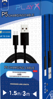 Câble de charge PLAY X de haute qualité, longueur 3 m, type C, ligne de transmission d'énergie pour accessoires de chargeur de manette PS5