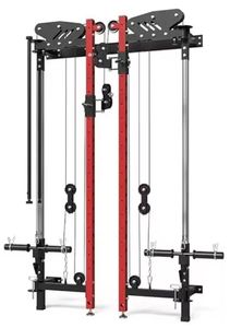 Rack de musculation mural pliable et réglable avec <span class=keywords><strong>poulie</strong></span> à câble pour entraînement de force à domicile - Product Image 3